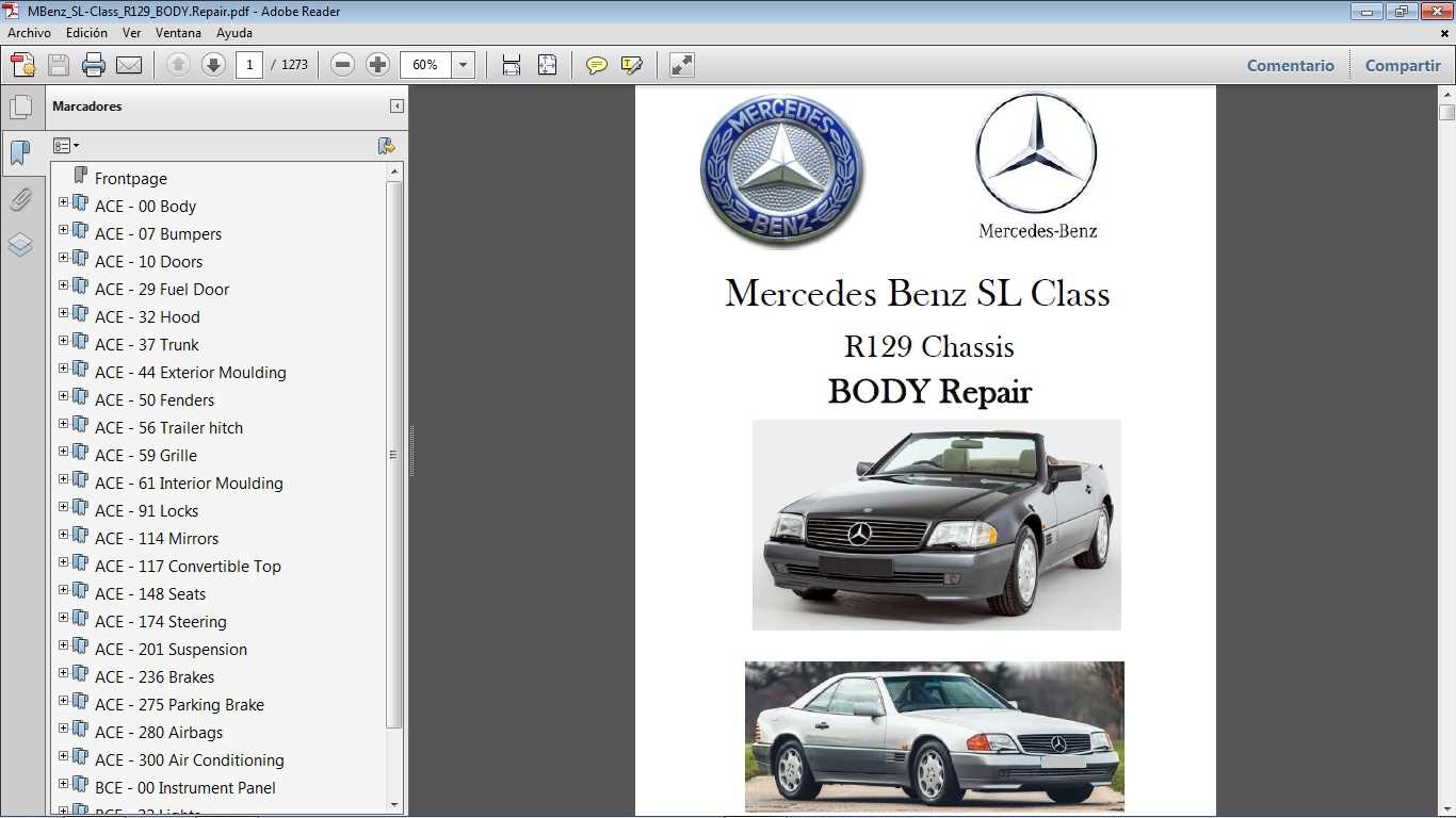 mercedes r230 repair manual