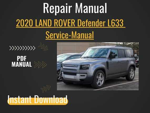 land rover defender repair manual