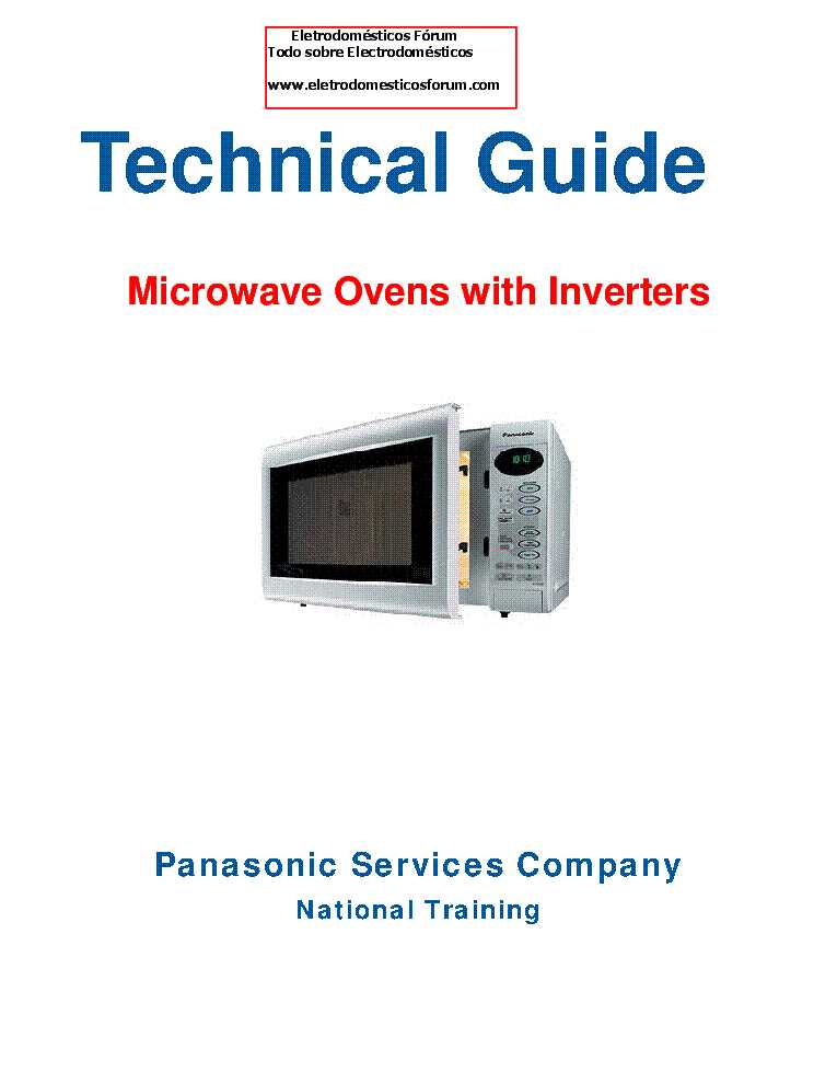 panasonic microwave repair manual