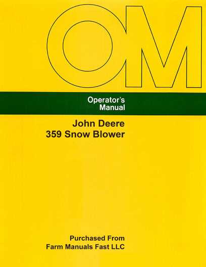 snow thrower repair manual