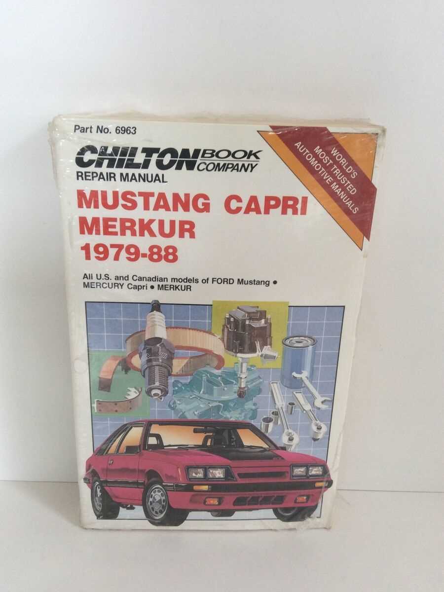 chilton mustang repair manual