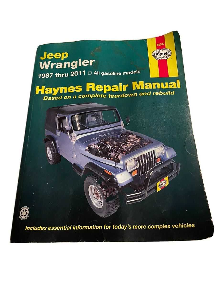 2011 jeep wrangler repair manual