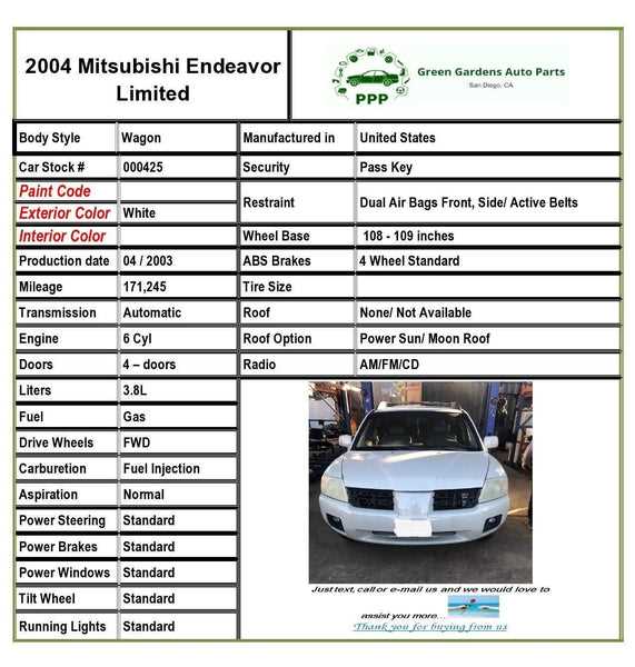 2004 mitsubishi lancer repair manual