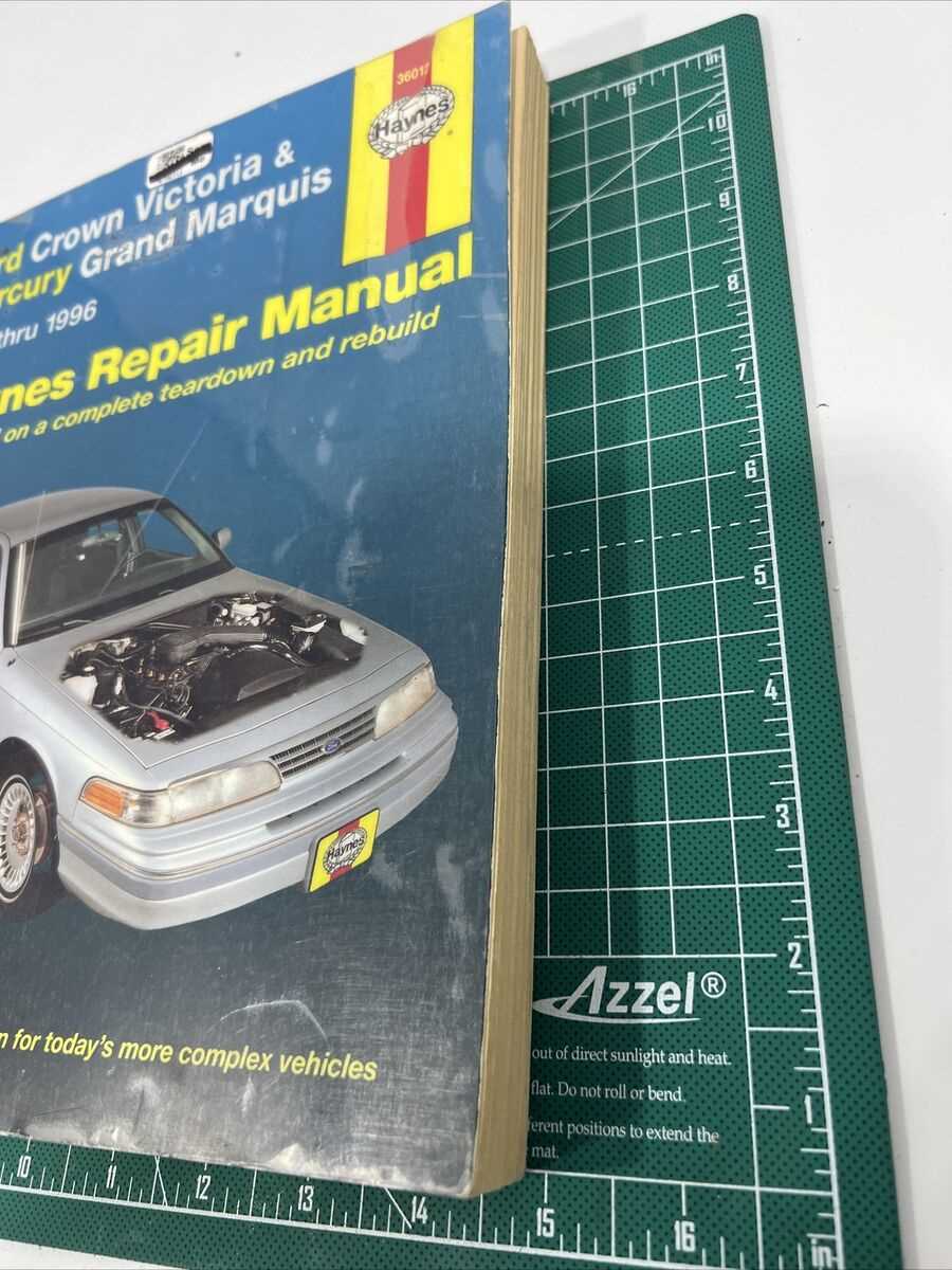 1996 mercury grand marquis repair manual