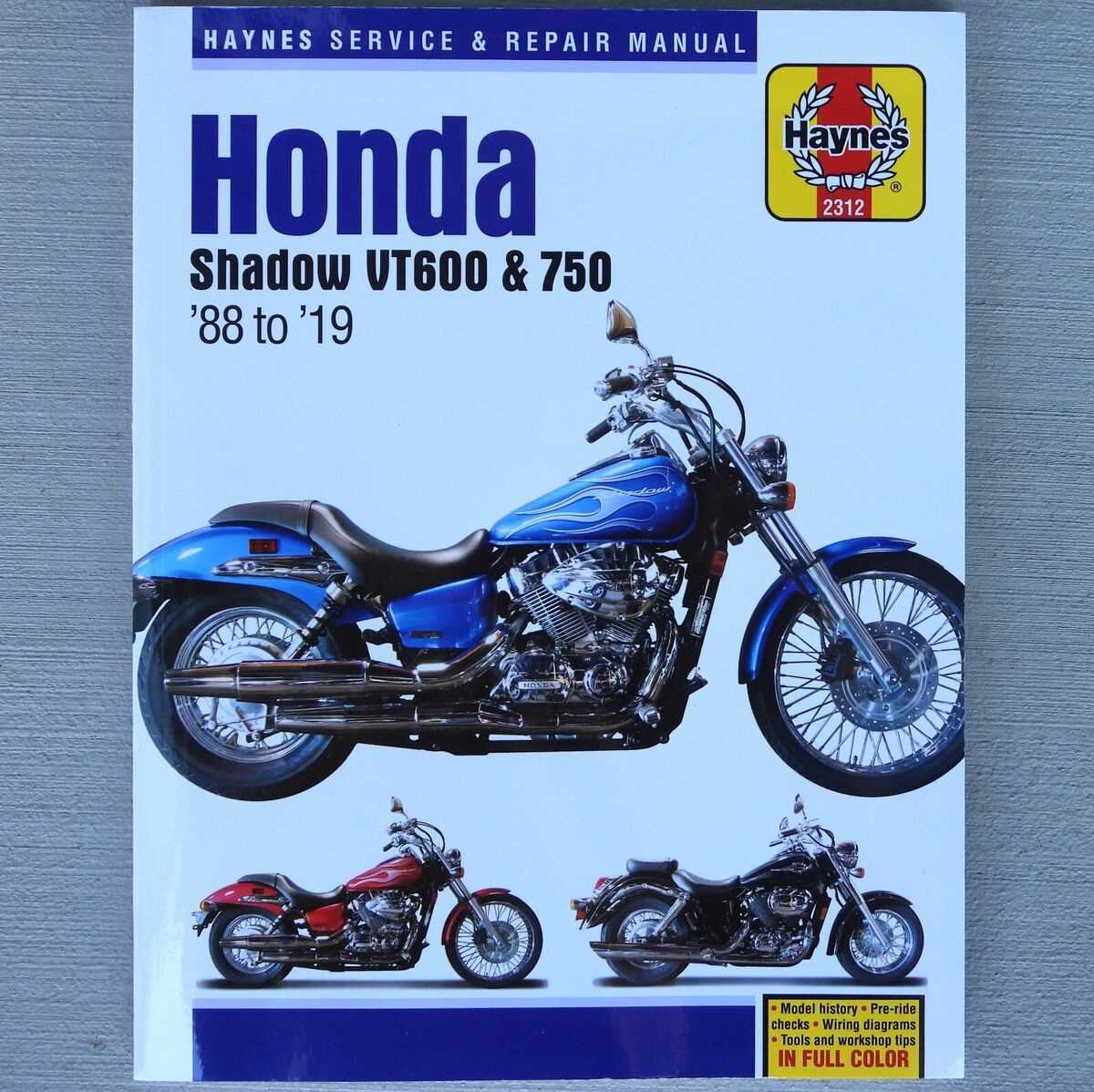 honda shadow repair manual