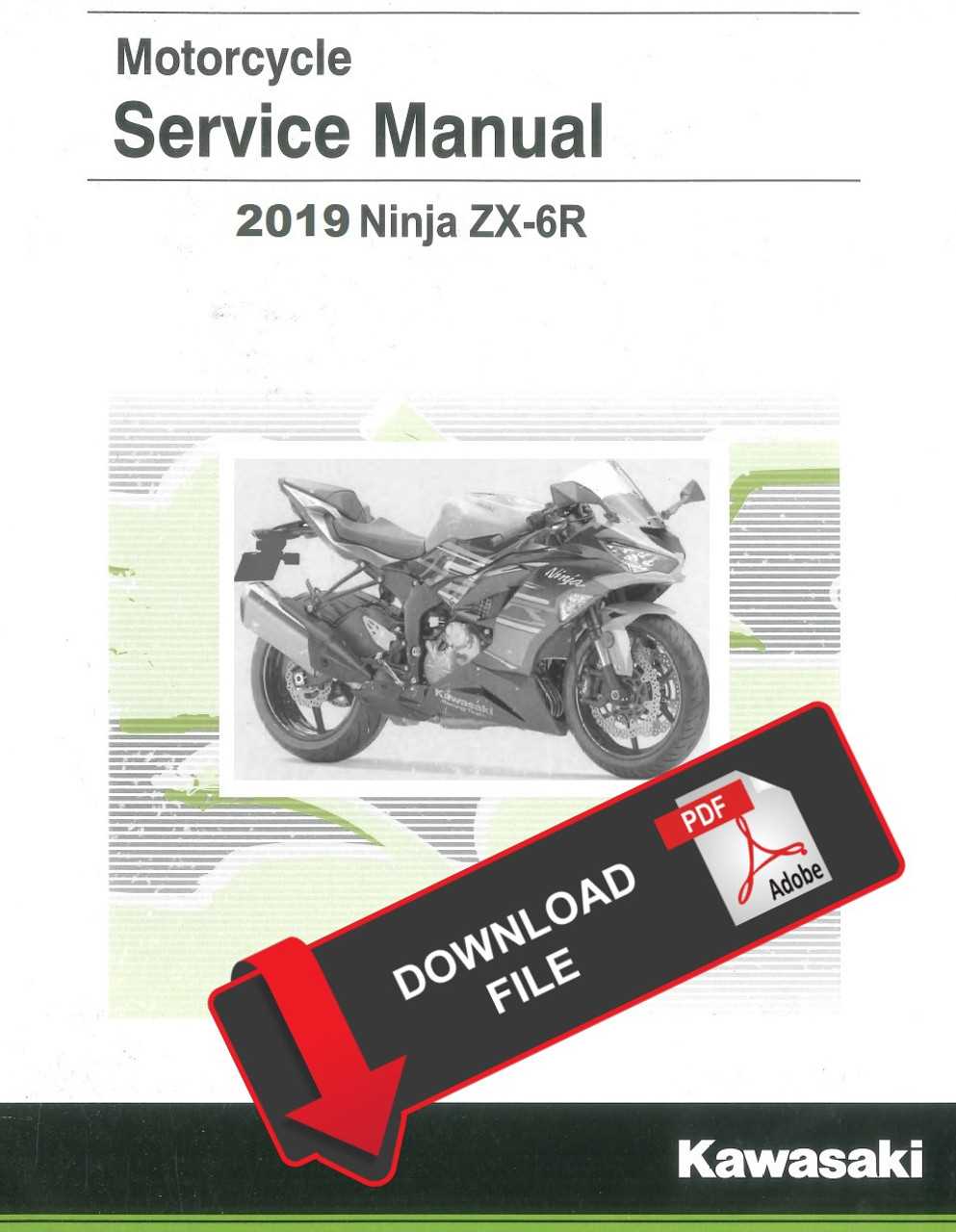 kawasaki zx6r repair manual