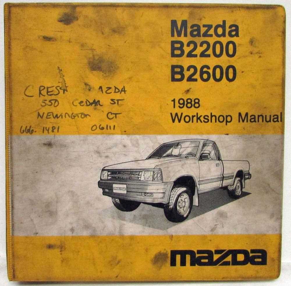 1997 mazda b2300 repair manual