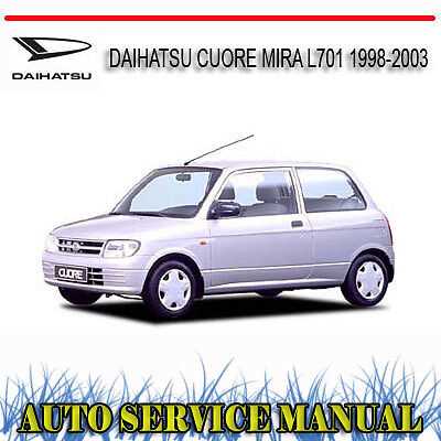 daihatsu mira repair manual