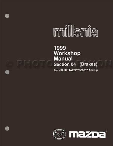 1999 mazda millenia repair manual