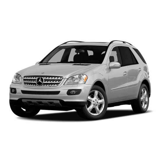 mercedes benz ml320 repair manual