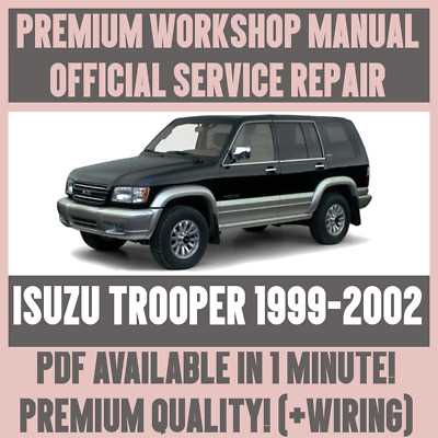 2001 isuzu trooper repair manual