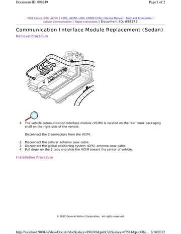 2003 saturn l200 repair manual