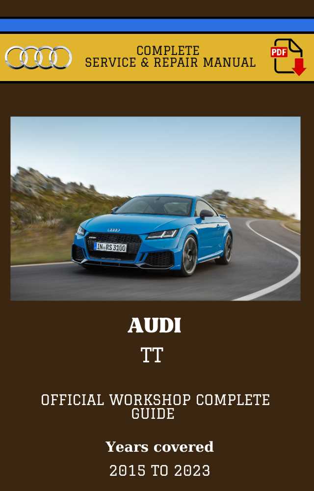 audi tt repair manual