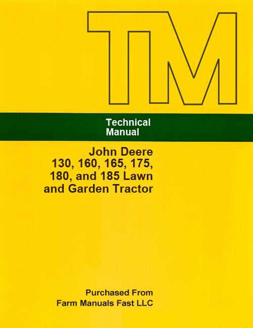 john deere 160 repair manual