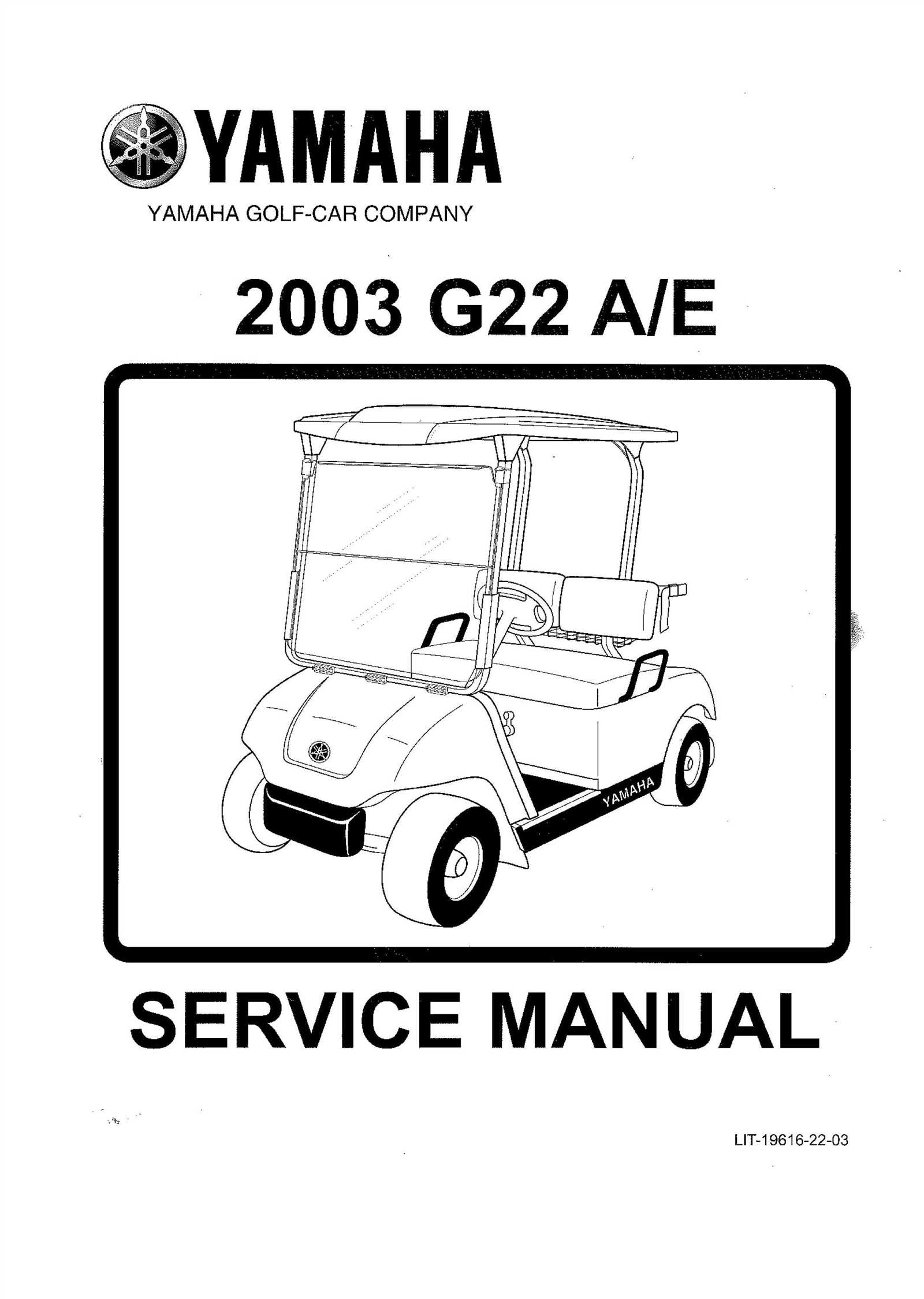 yamaha golf cart repair manual