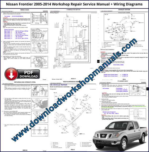 2000 nissan frontier repair manual