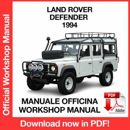 land rover defender repair manual