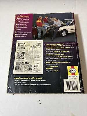 1994 toyota corolla repair manual