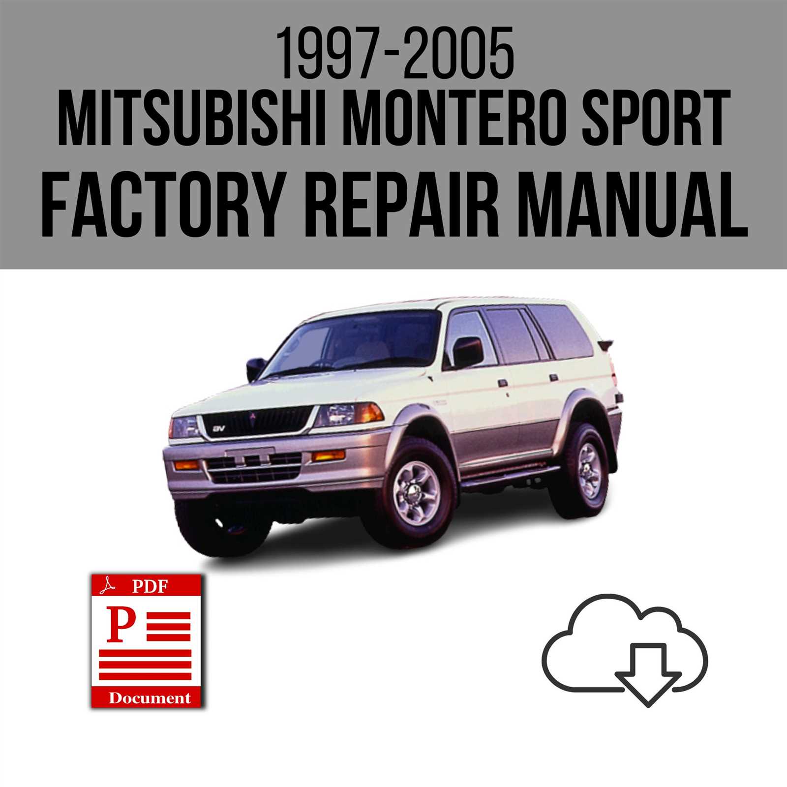 2002 mitsubishi montero limited repair manual