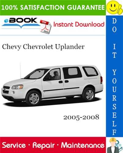 chevy uplander repair manual