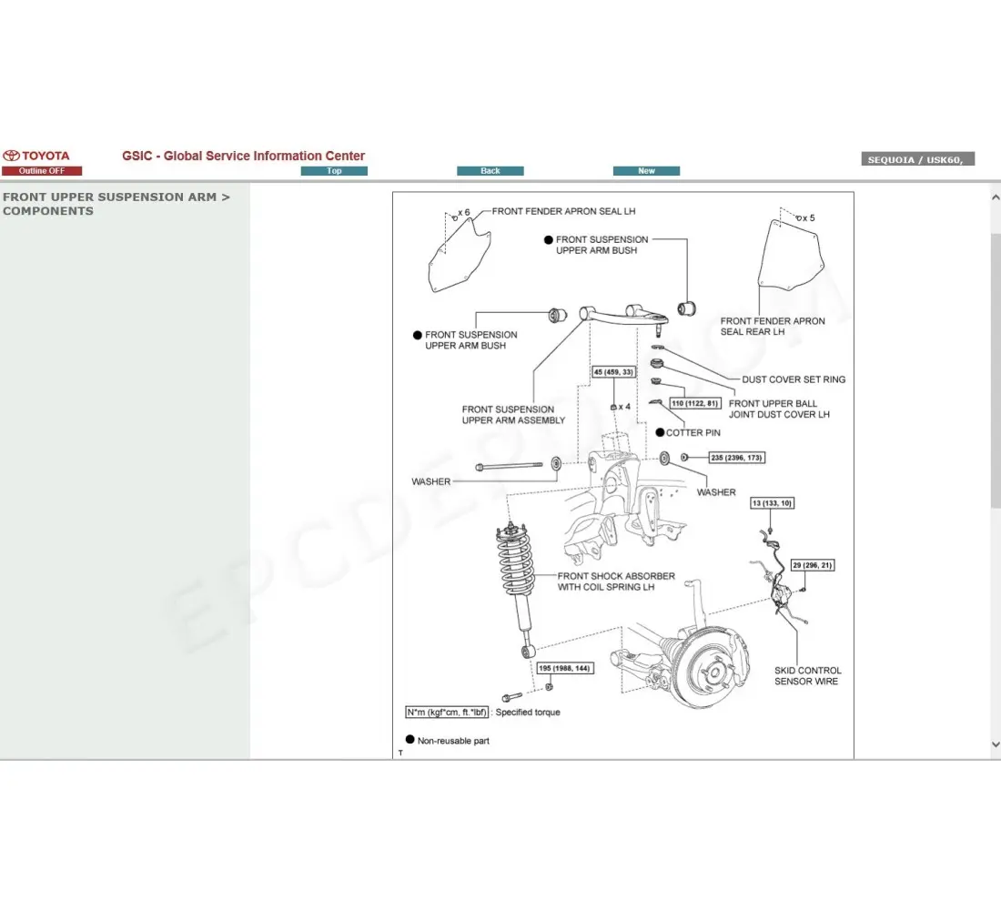 2007 toyota sequoia repair manual