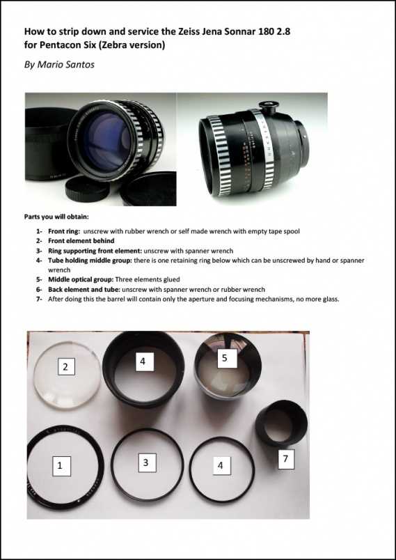 pentacon six repair manual