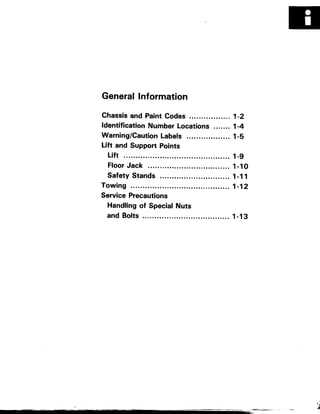 1993 honda prelude repair manual