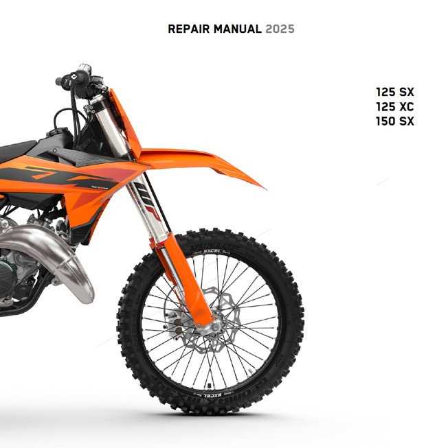 2004 ktm 125 sx repair manual