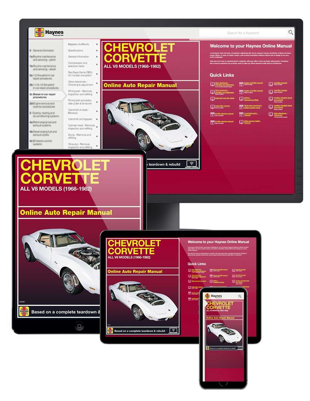 1978 corvette repair manual