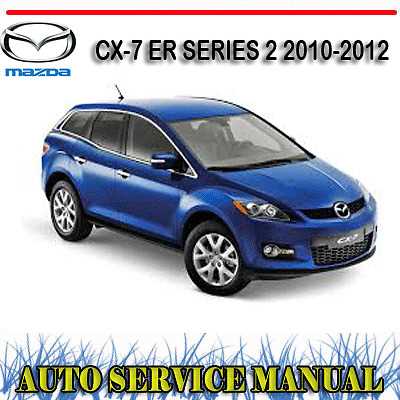 mazda cx 7 repair manual