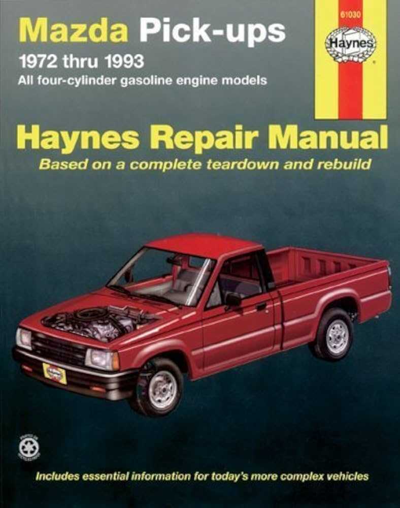 mazda b2500 repair manual