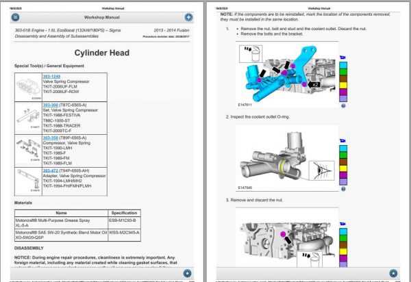 2014 ford fusion repair manual