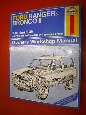 1989 ford bronco repair manual