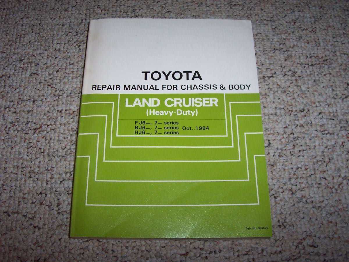 service repair manual toyota