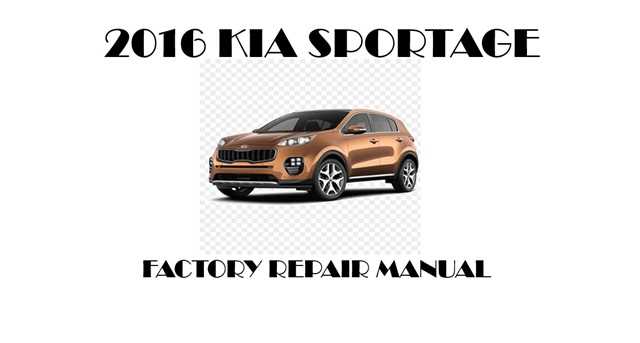 repair manual kia sportage