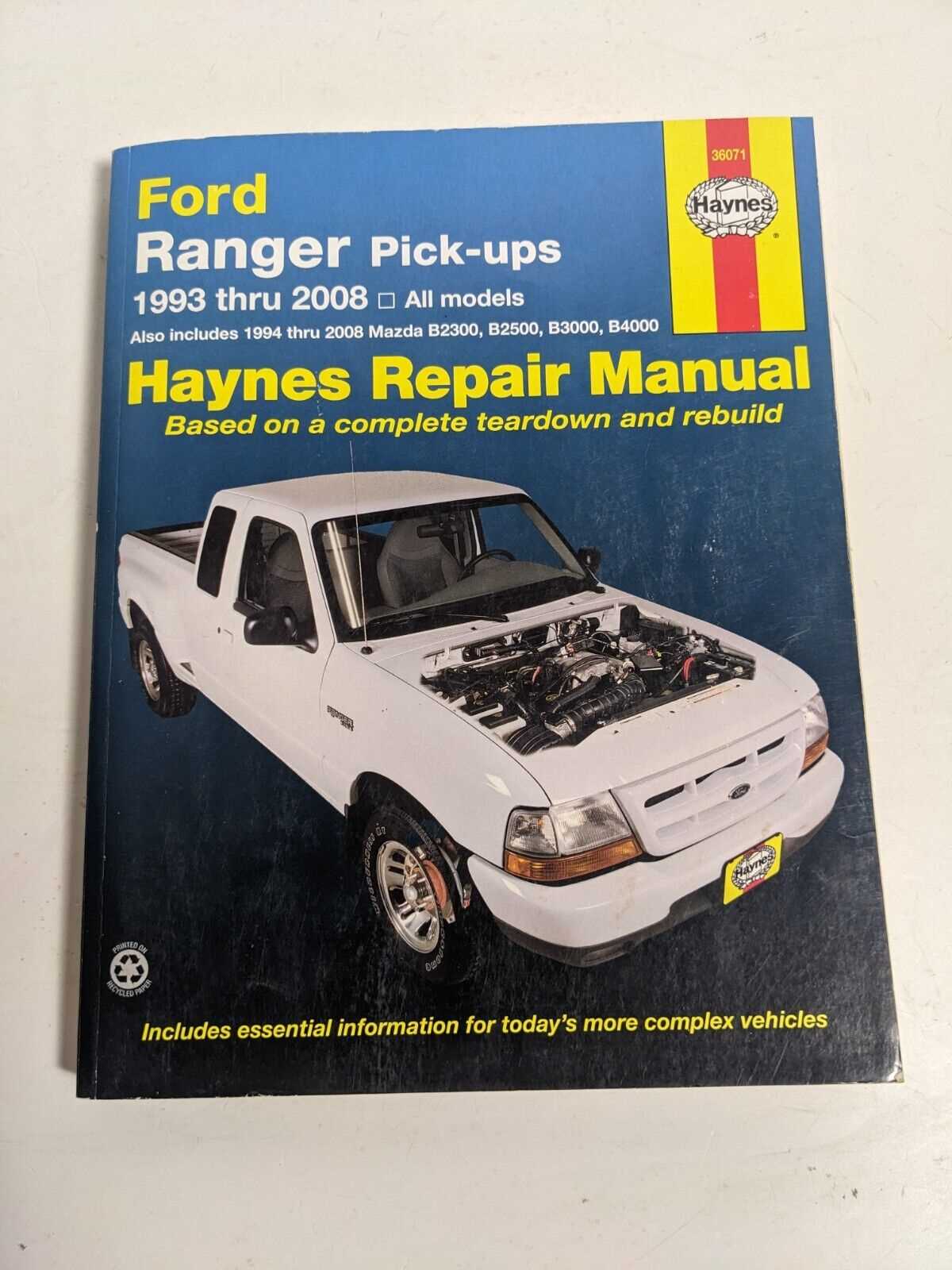 mazda b2300 repair manual