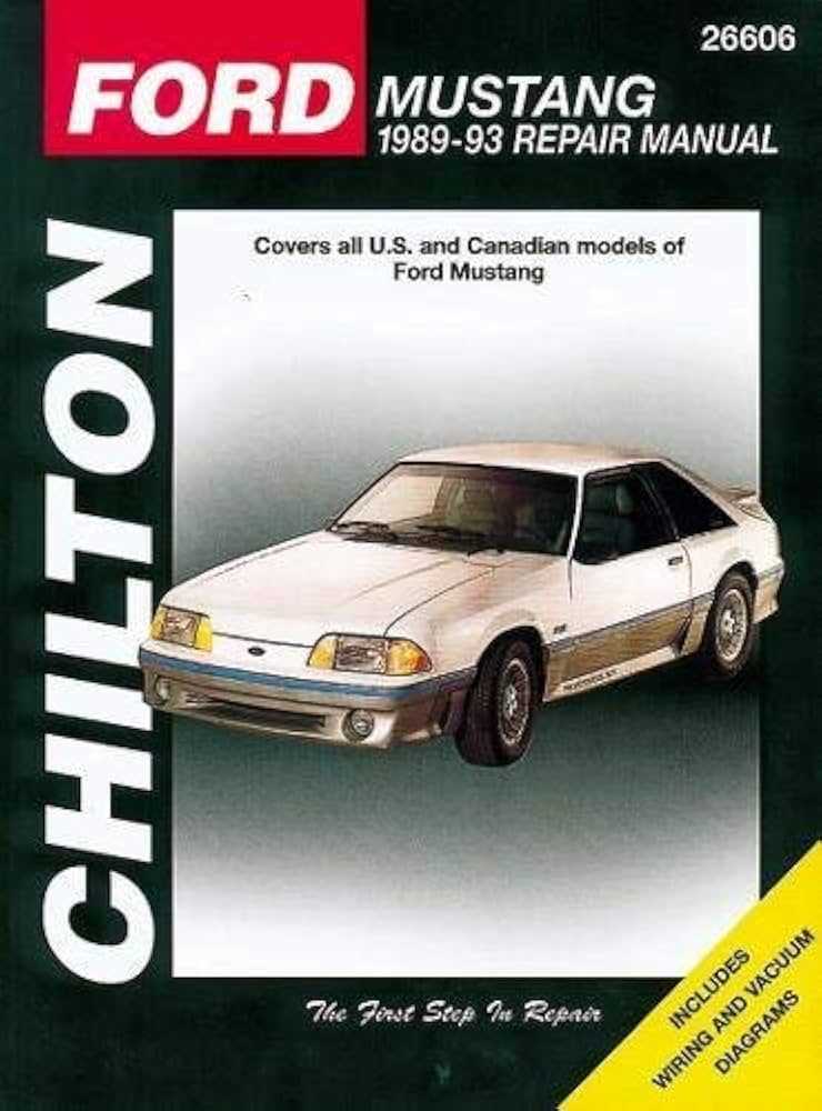 chilton mustang repair manual