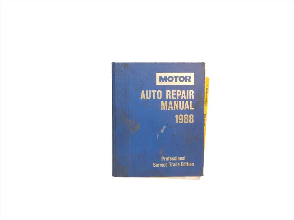 motor auto repair manuals