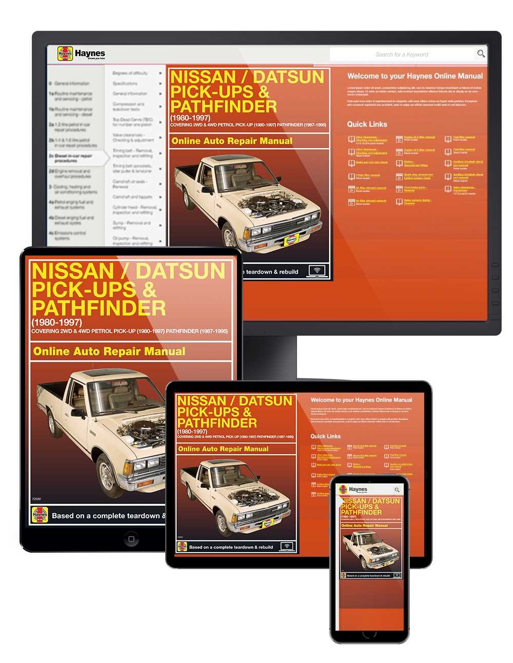 nissan d21 repair manual