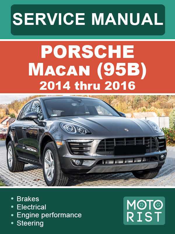 porsche macan repair manual