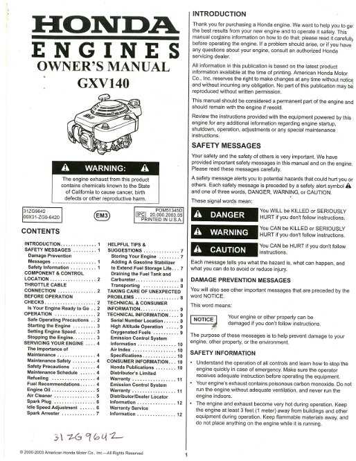 honda small engine repair manual