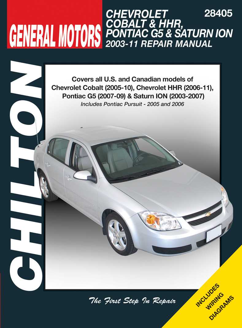 chevrolet cobalt repair manual