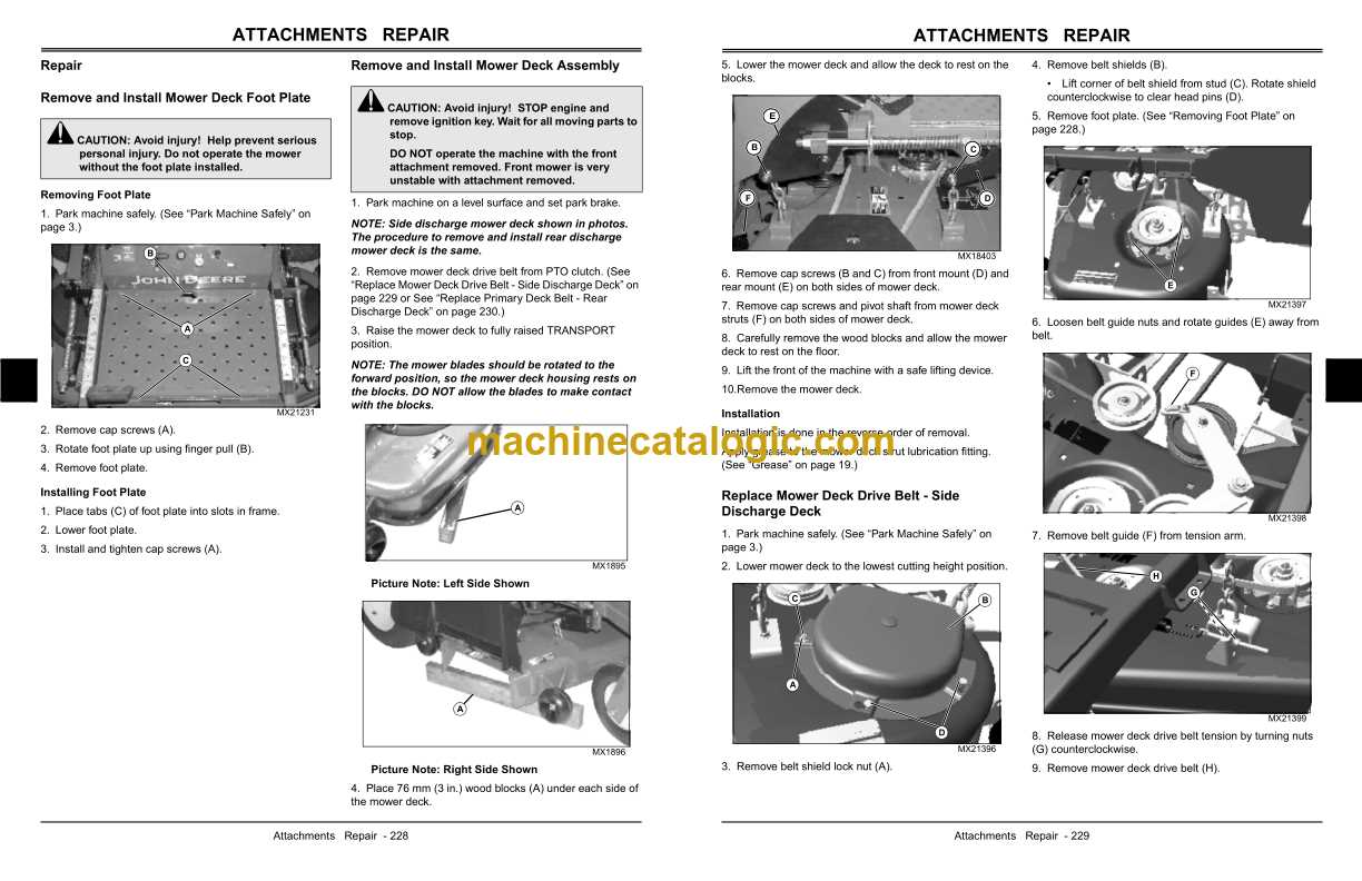 john deere z445 repair manual