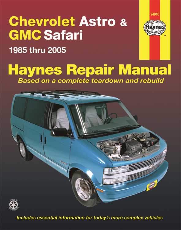 2000 chevy astro van repair manual