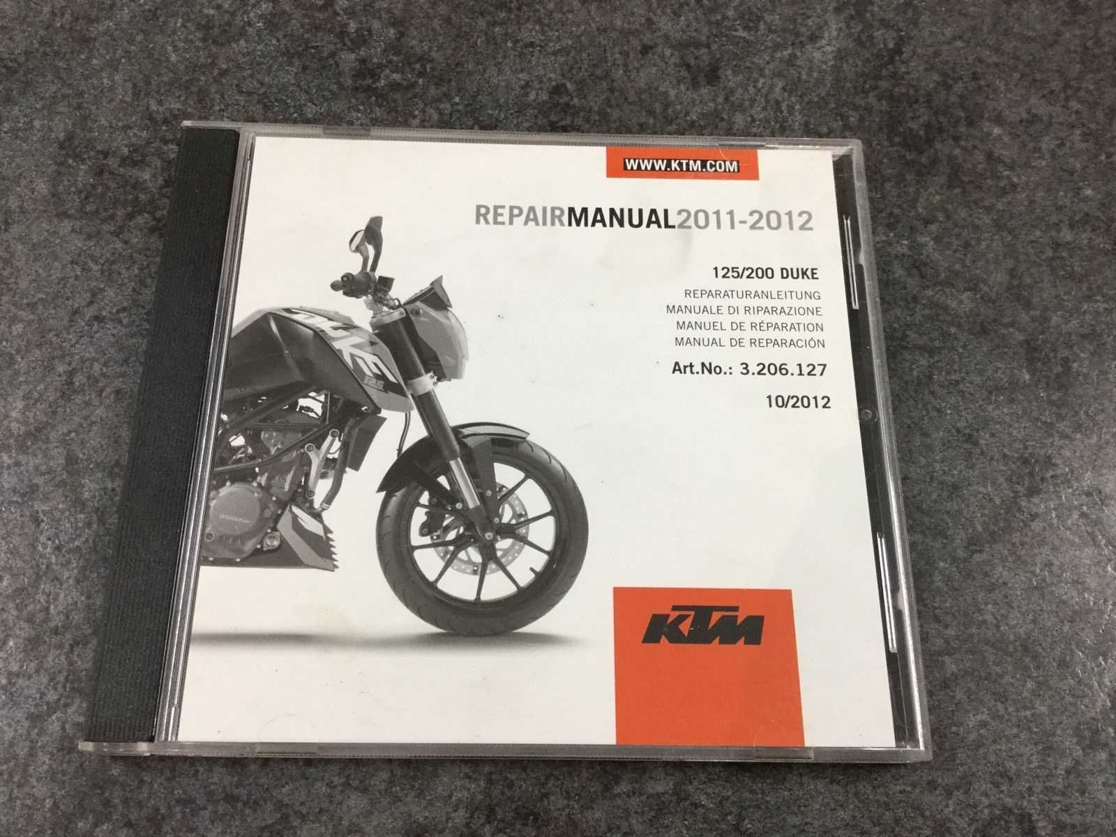 ktm duke 200 repair manual