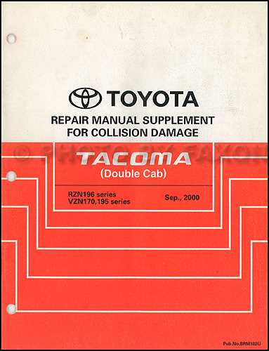 2000 tacoma repair manual