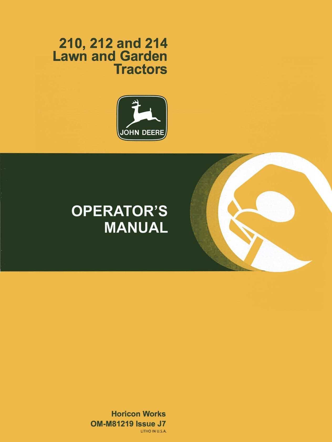 john deere 210 repair manual