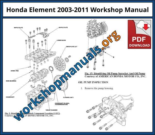 2010 honda element repair manual