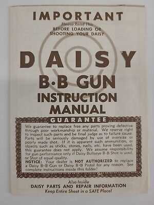 daisy bb gun repair manual