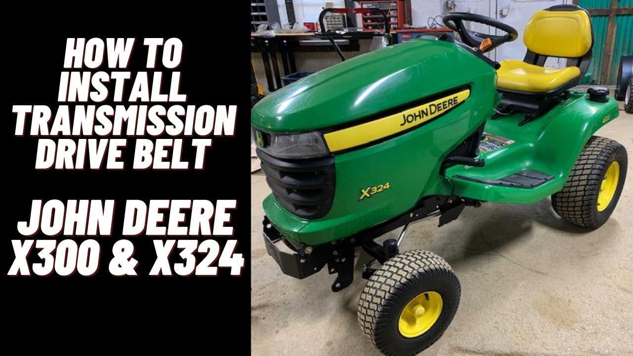 john deere x300 lawn tractor service repair manual